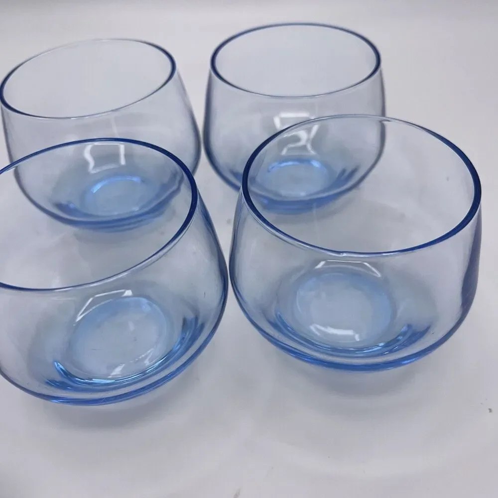 Blue Hue Bar Glasses Set Of 5